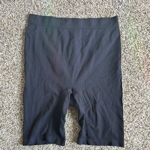 Society Black Bike Shorts High-Waisted Seamless